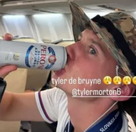 England celebrate their European Championship in full force